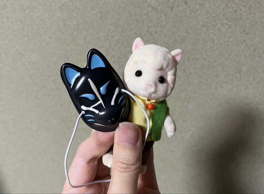 筆者撮影（キャンドゥ、夏祭りミニミニお面 A）