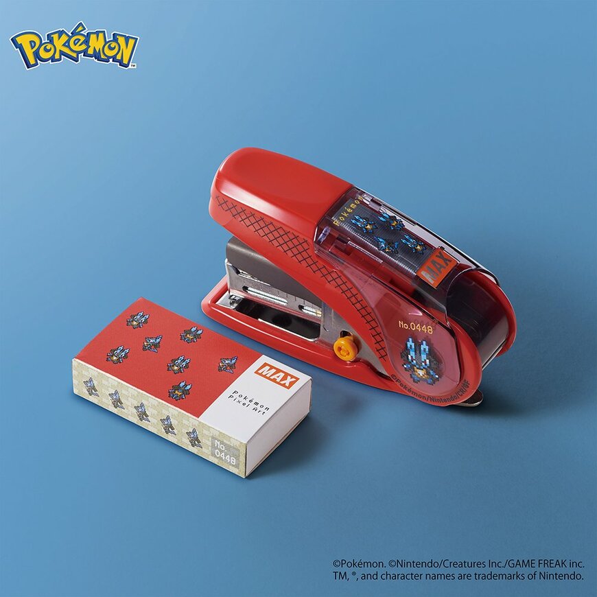 出所：マックス株式会社『ホッチキスにポケモンがふたたびあらわれた！「サクリ ポケモンデザイン vol.2」を発売』