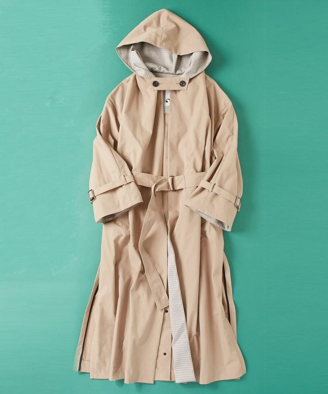 nota - ロングフーディーコート ¥31,320（税込）