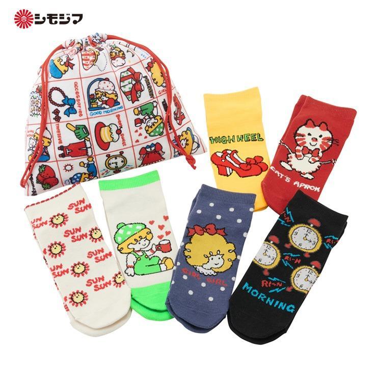 しまむら、レディース　6足組ソックス（シモジマ）商品画像
