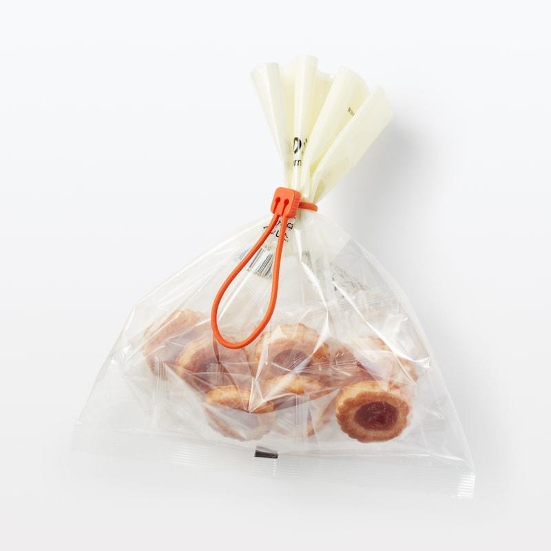 無印良品、ロック付き結束ゴムバンド3色セット商品画像