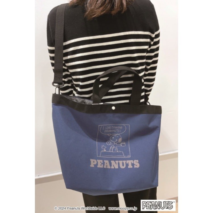 AOKI公式 AOKI&PEANUTSコラボ 軽量 2wayトートバッグ