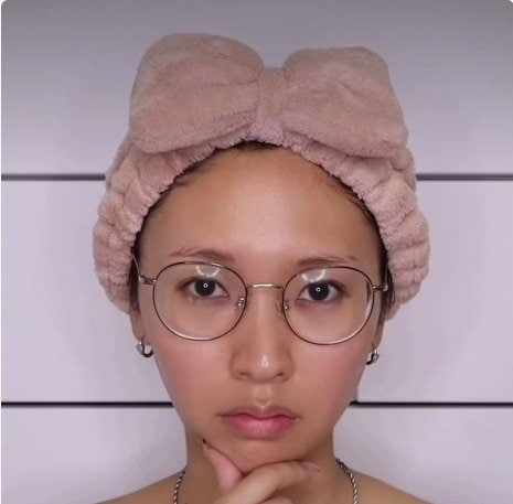 TWICEミナさん風メイクに変身する前の姿