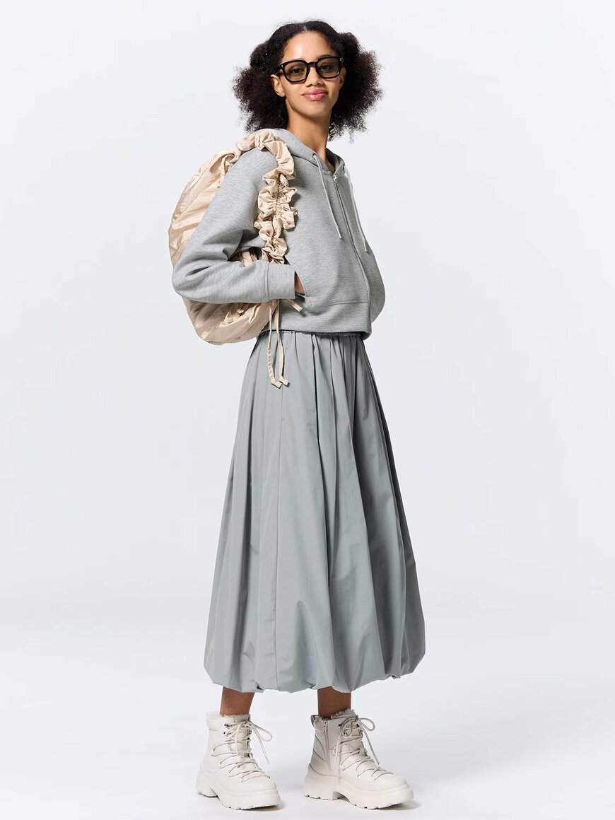 GU、バブルヘムミディスカートQ(2024年モデル)画像