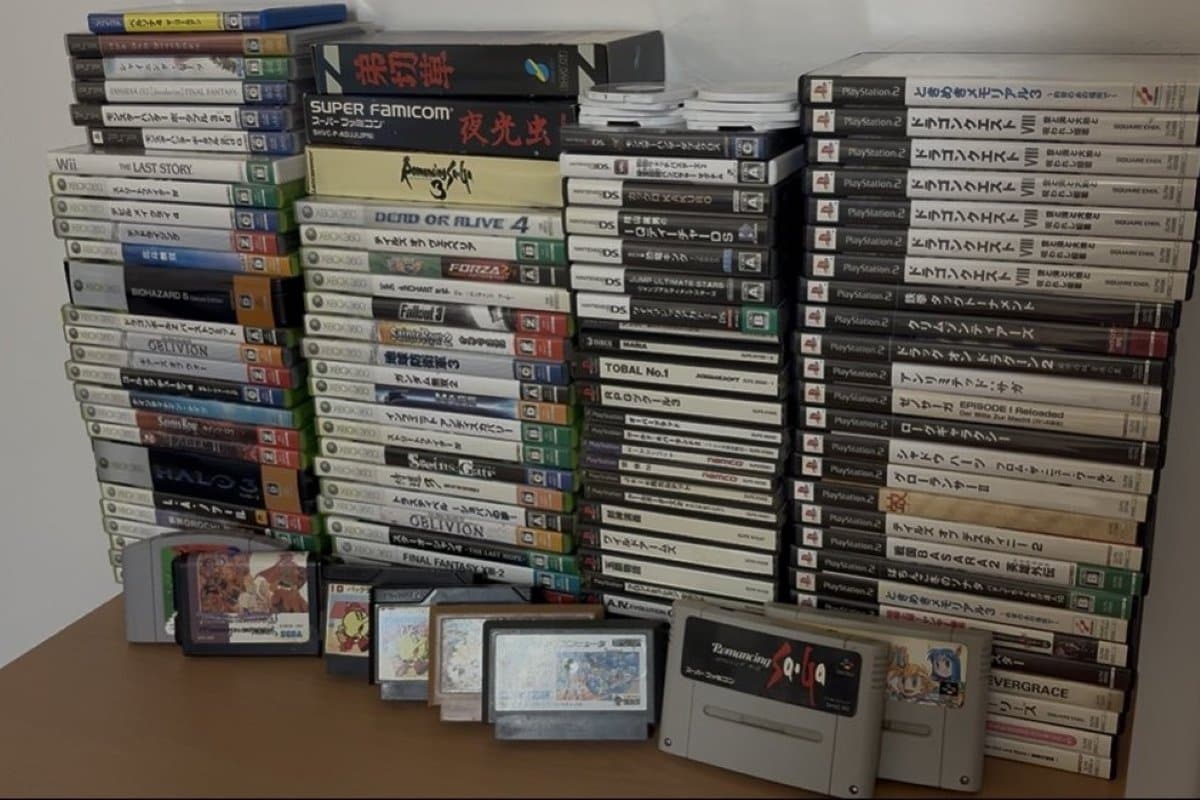 レトロゲームソフト107本」をリユースショップに売却 まさかの買取額に