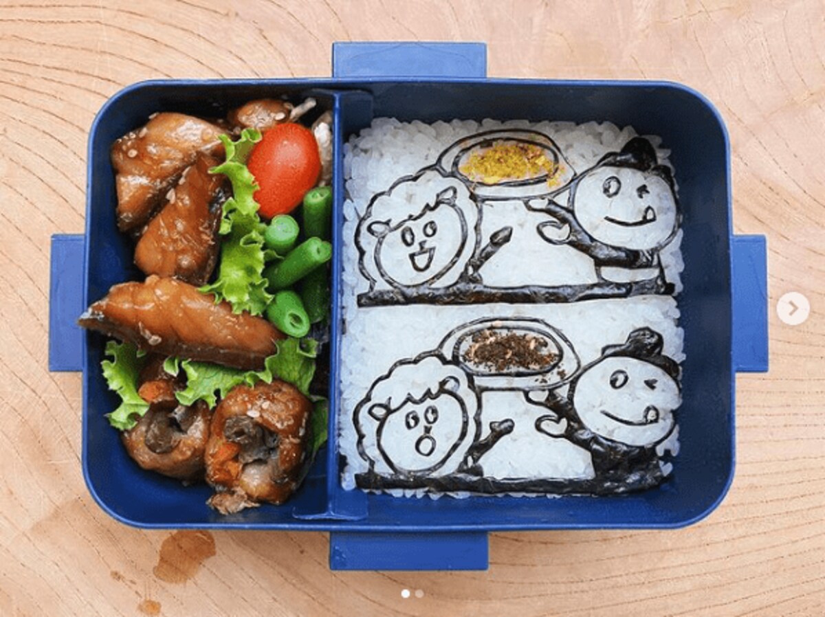 サイゼで弁当を食ってた人の似顔絵 サイゼで弁当を食ってた人の似顔絵