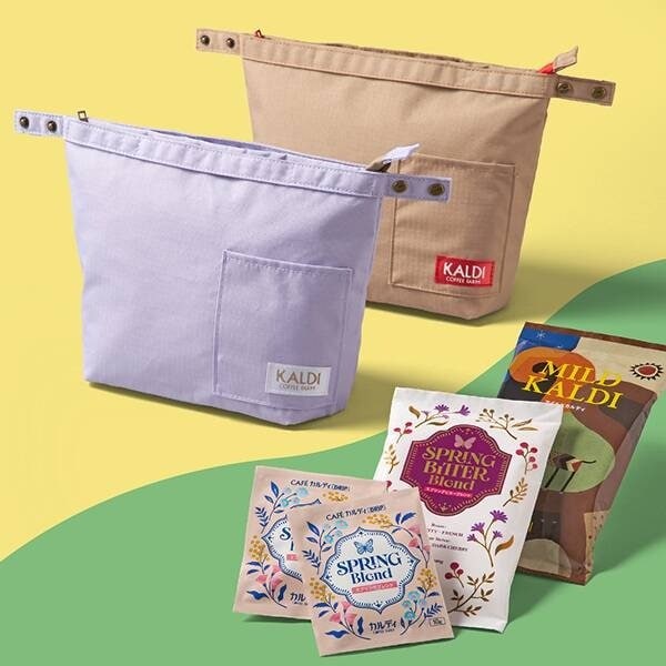 カルディの「春を感じるコーヒー＆ランチバッグ」