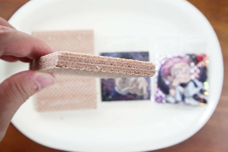 サクサク食感のウエハース