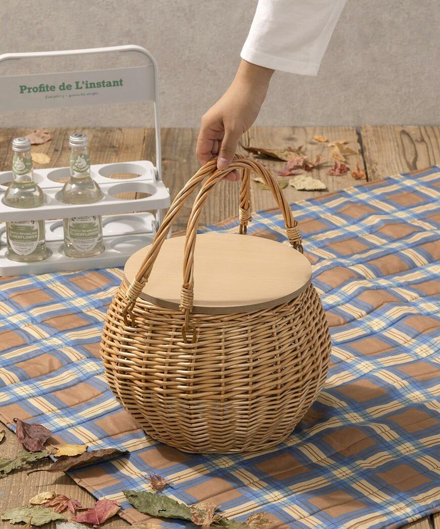 出所：パルグループ公式ファッション通販サイト 3COINS ウィローバスケット／Autumn Picnic