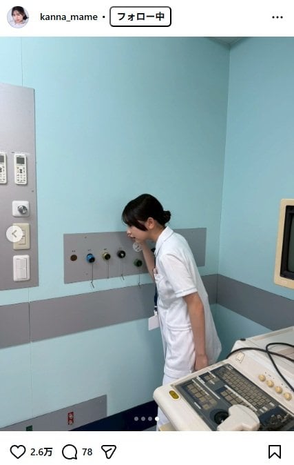 出所：梶原叶渚のInstagram（＠kanna_mame） 参照日：2025年12月10日