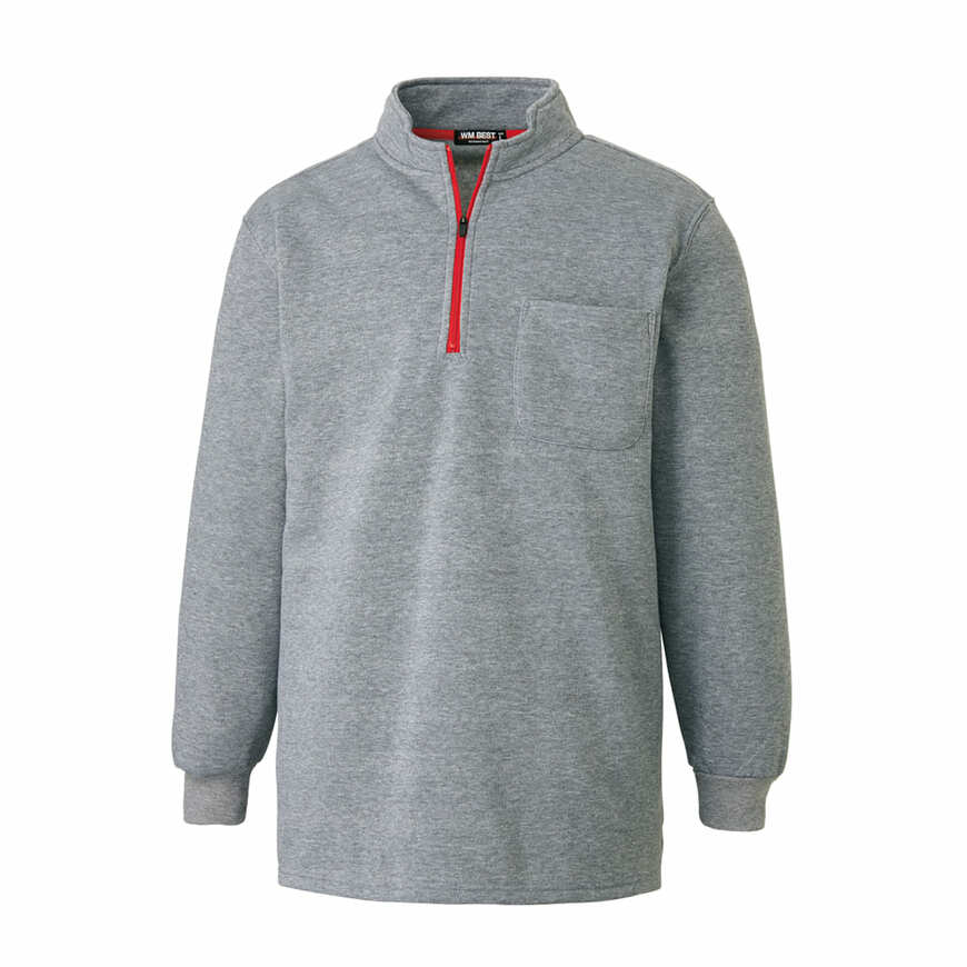 出所：ワークマン公式オンラインストア 制電加工裏起毛 長袖ハーフジップ