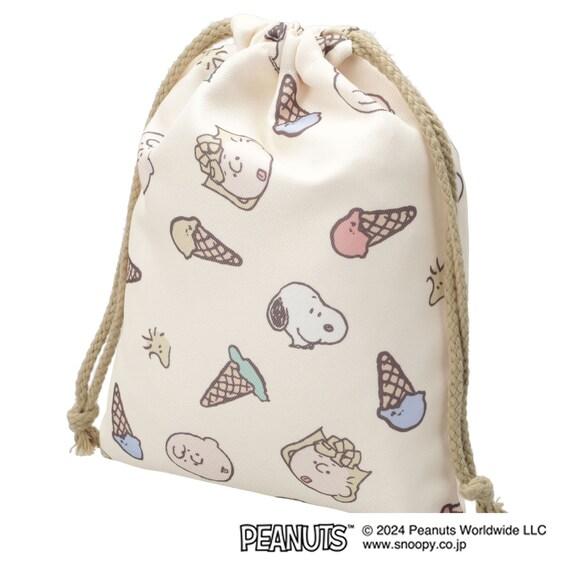 ニトリ、巾着3枚組 スヌーピー(アイスクリーム)画像