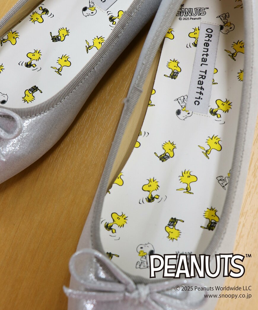 株式会社ダブルエー公式 【跳べるパンプス】PEANUTSデザインバレエシューズ<br type="_moz">