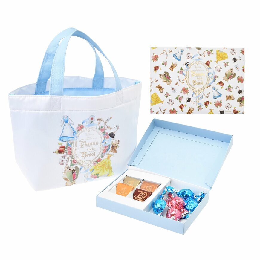 ウォルト・ディズニー・ジャパン株式会社公式　【GODIVA】美女と野獣 チョコレート カレ＆G ショコラ アソートメント バッグ入り Disney Valentine 2025