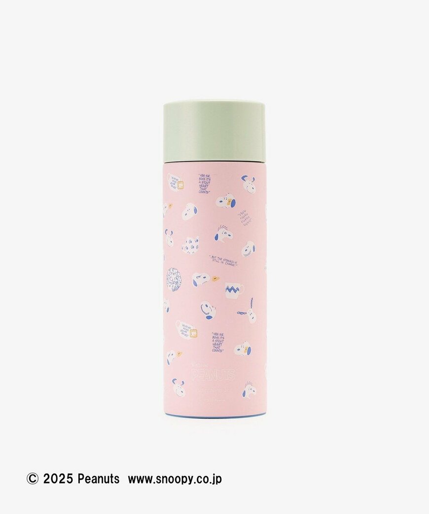 アフタヌーンティー公式　ステンレスボトル/PEANUTS（ピンク）　画像