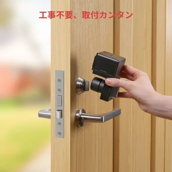 難しい工事不要でカンタン取り付けができるので賃貸派も使える