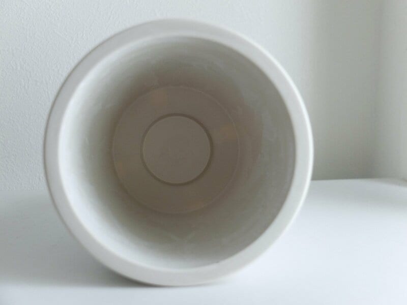 セリア、ストーン風プランター筆者撮影写真