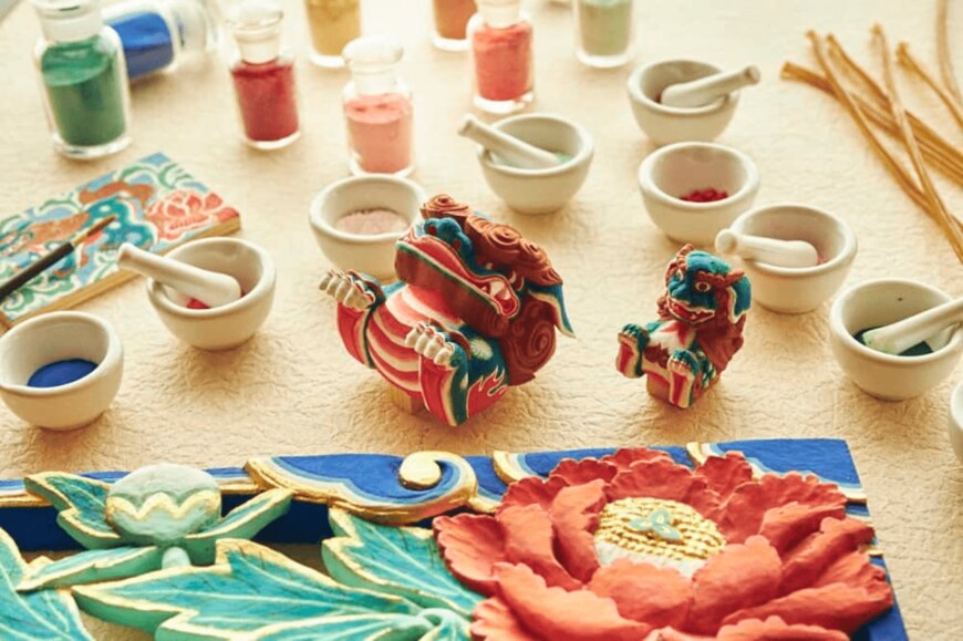 絵付け体験（出所：星野リゾート）