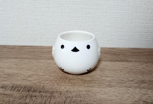 出所：筆者撮影（セリア、フリーカップ ころころシマエナガ）