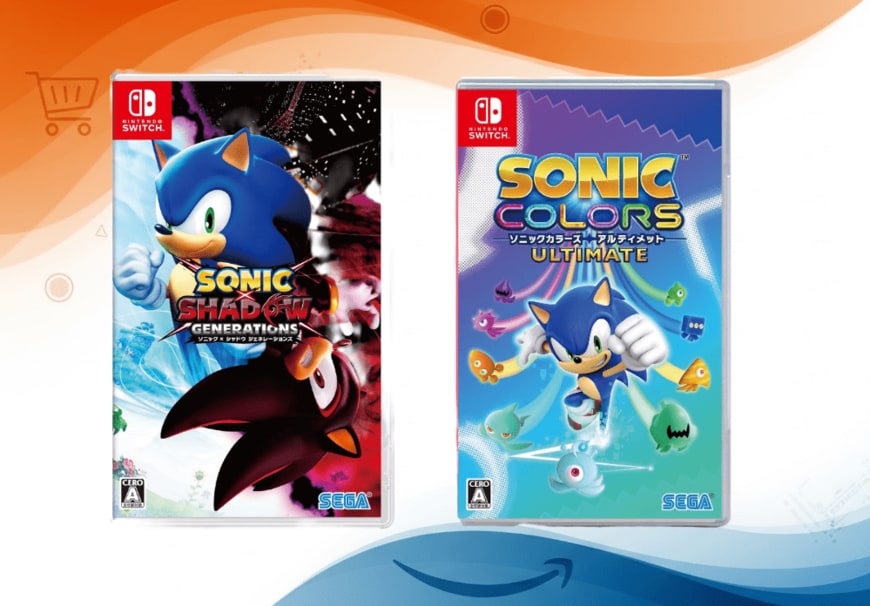 【Amazonプライム感謝祭】Switch「ソニック」シリーズがセール対象！最大35％OFFの大幅割引