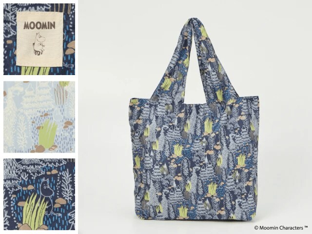 イオンスタイルオンライン公式　ムーミンプリントエコバッグ　画像