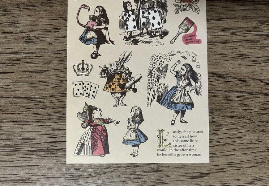 セリア、シール Wonderland画像