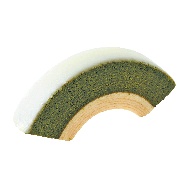 ファミリーマートの新商品：濃い宇治抹茶のバウムクーヘン