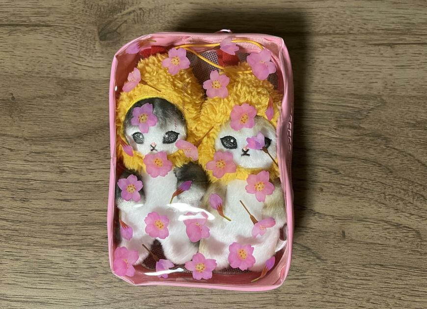 キャンドゥ、スクエアポーチ桜 MA-1787　画像