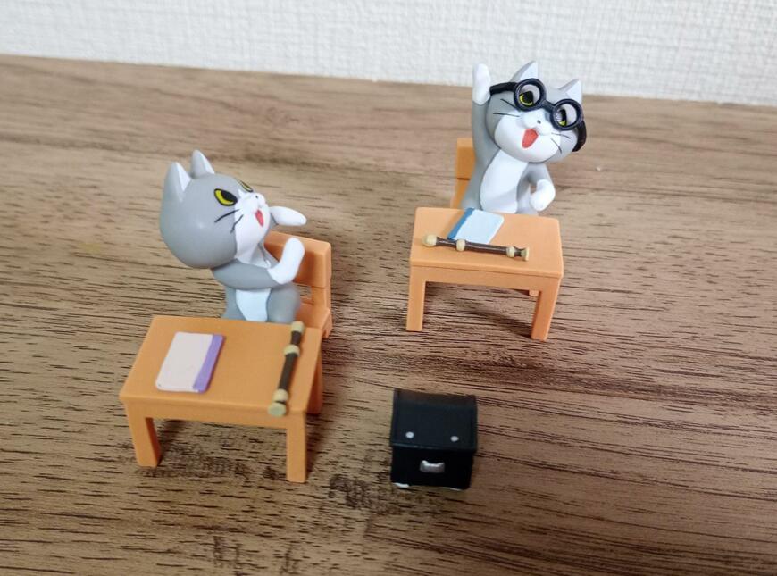 株式会社トイズキャビン、仕事猫小学校ミニフィギュアコレクション画像