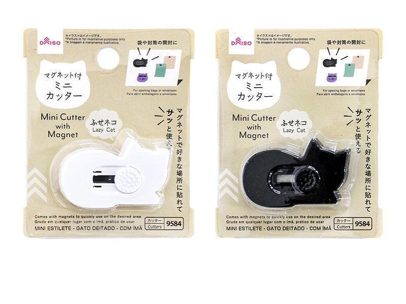 ダイソー、ミニカッター(ふせネコ、マグネット付)商品画像