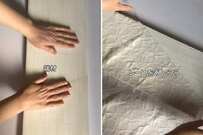 【センス抜群】端材とレースを使って→異素材の組み合わせがおしゃれな「壁掛け鏡」をDIY