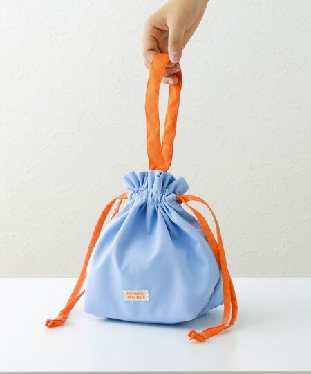 《裏地アルミ加工》ランチ巾着バッグ