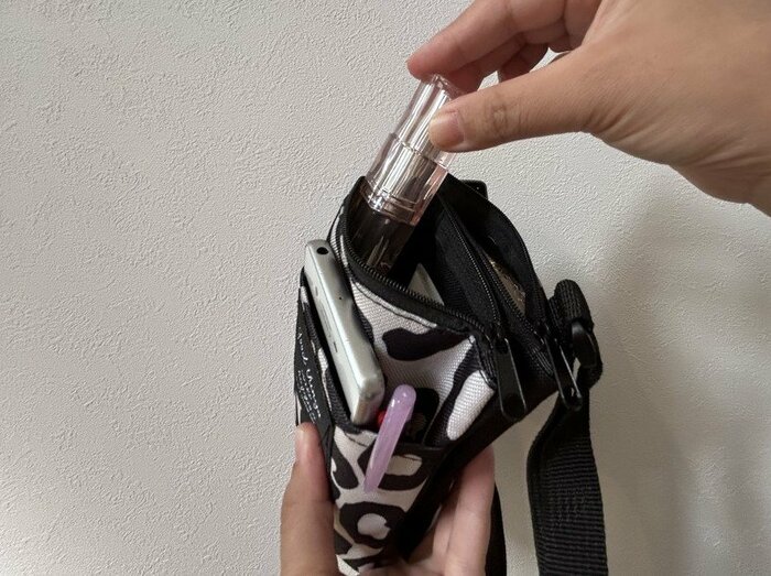 おでかけの必需品が入るかチェック！