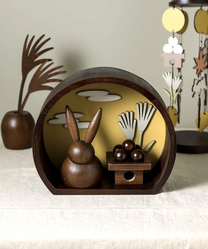 3COINS公式 お月見オブジェ