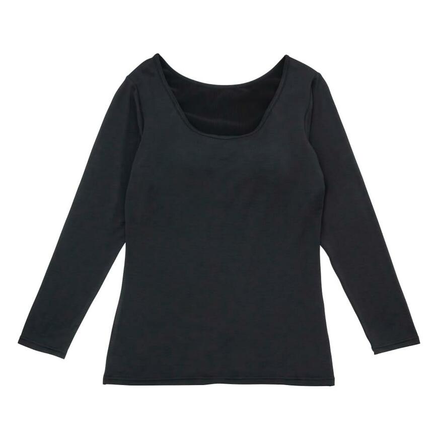 出所：ワークマン公式オンラインストア レディース シン・ホッとするインナー8分袖カップ付きインナー