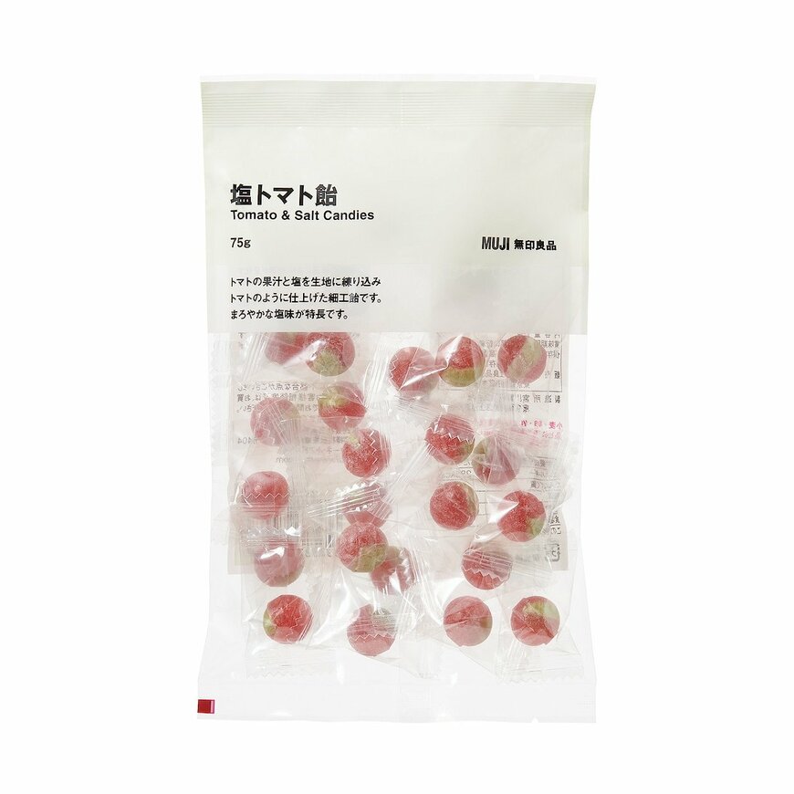 出所：無印良品ネットストア 塩トマト飴