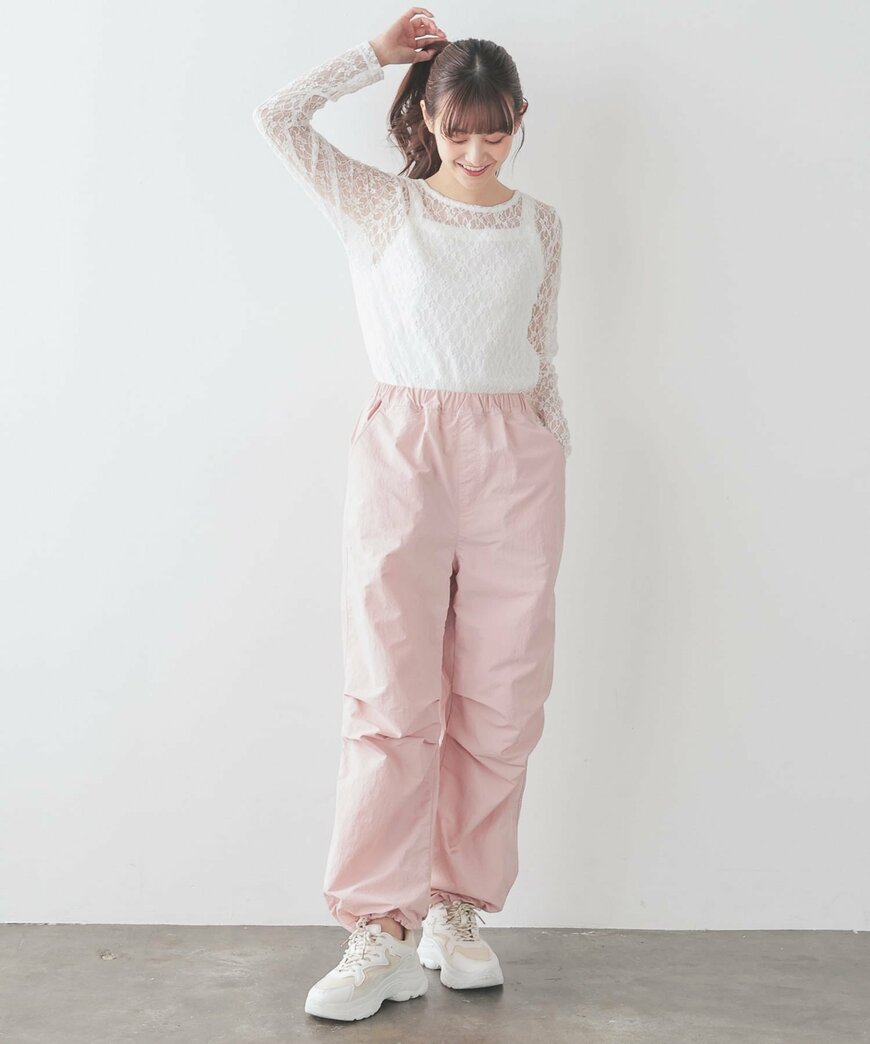 ハニーズ公式　パラシュートパンツ