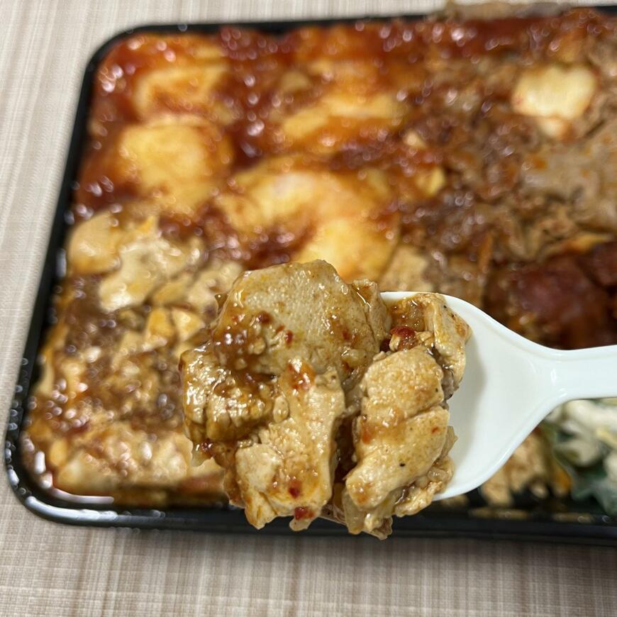 スパイシーな麻婆豆腐。