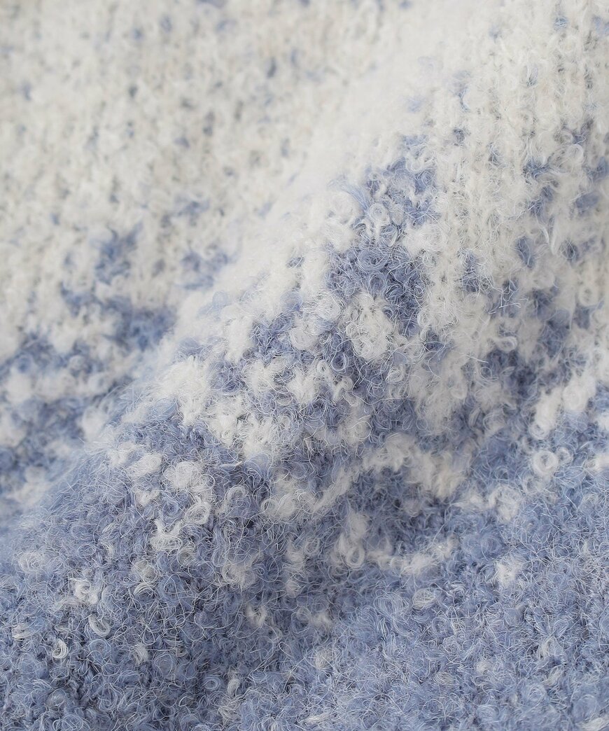 ハニーズ公式 ニュアンス柄Vカーデ