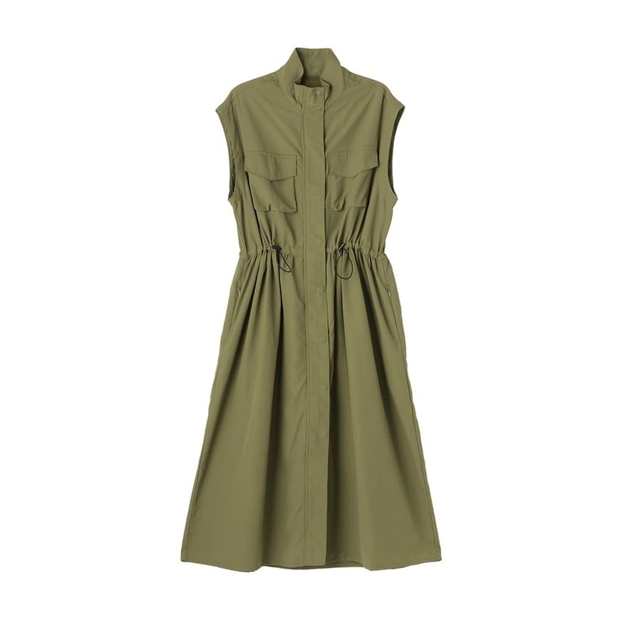 ワークマン公式　レディース高撥水スタンドワンピースアウター　画像