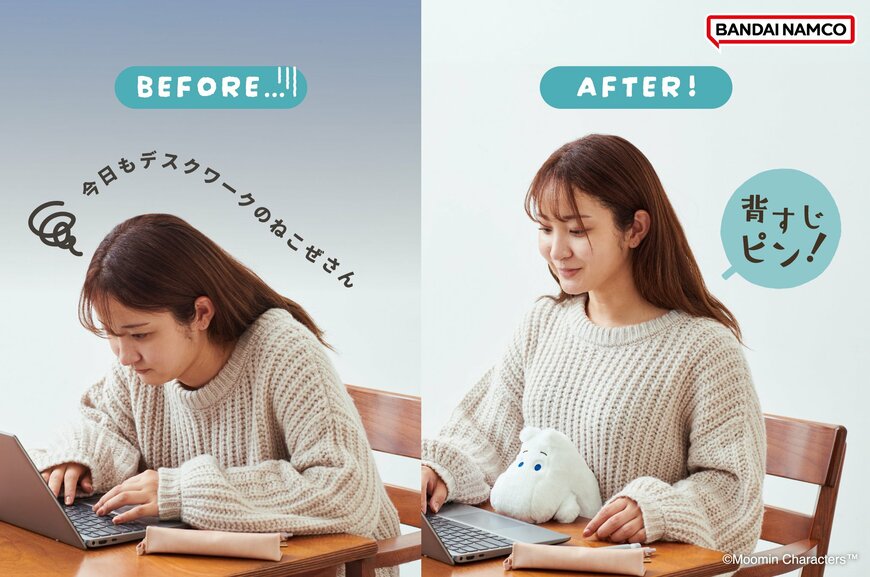 株式会社ドリームズ 『ふんばるず ムーミン』(使用図)