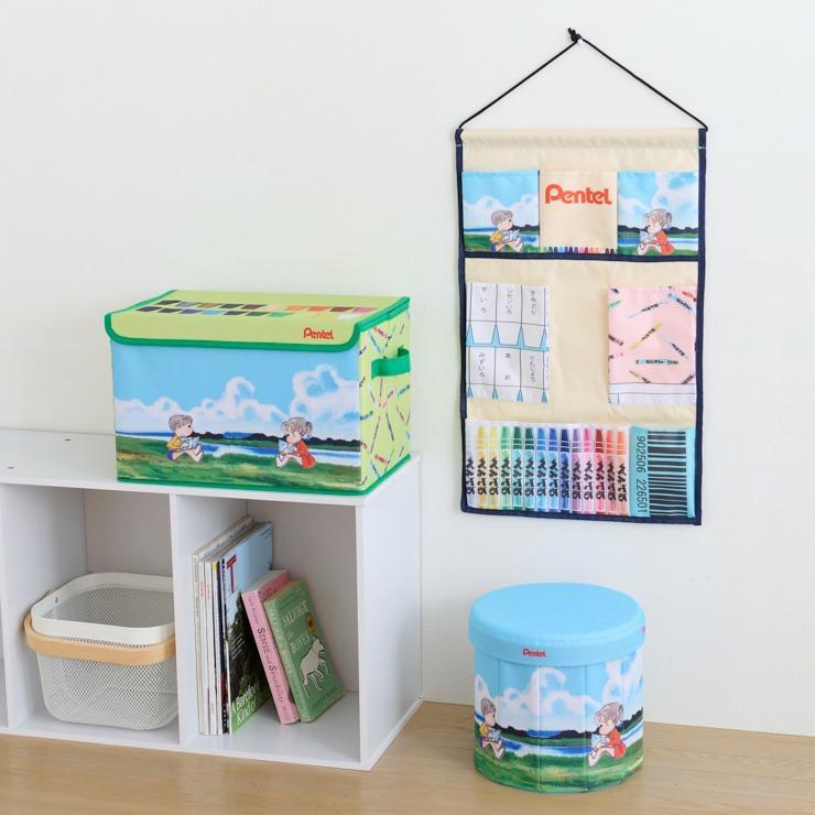 しまむら、収納スツール（ぺんてる）画像