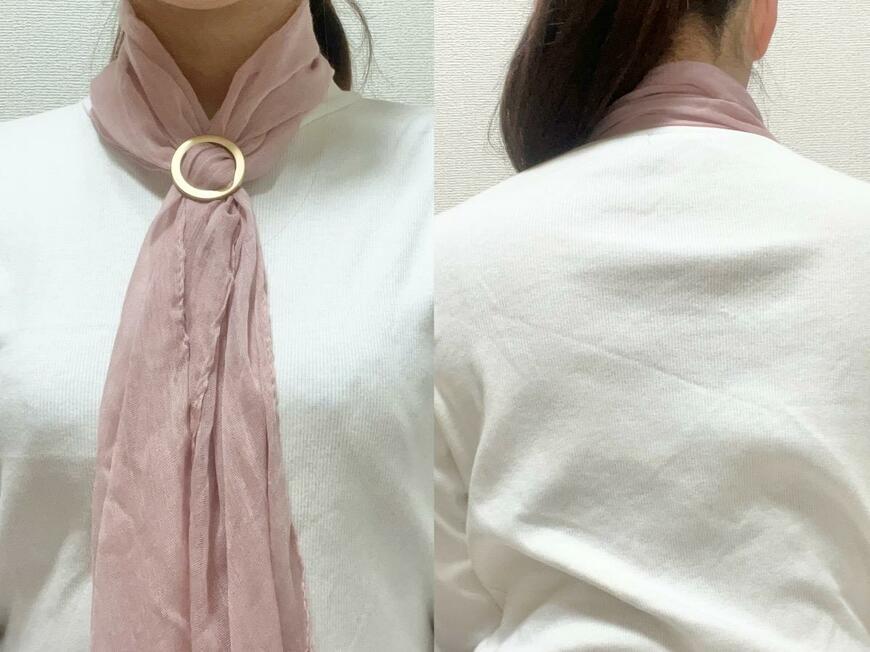 セリア「ベーシックストール」「スカーフリング」