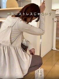 【100均活用】玄関用だと思っていた〈ダイソーのモップ〉→リビングで使うのが超便利だった...！「めっちゃ欲しい！」と話題