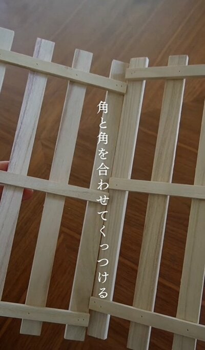 変身途中のダイソーアイテム