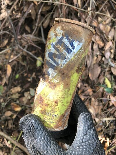 珍しい初期のファンタレモン缶も見つけたそうです