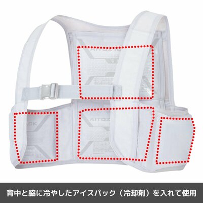 ワークマン、 タルテックスアイスベスト(アイスパック4個付)商品画像