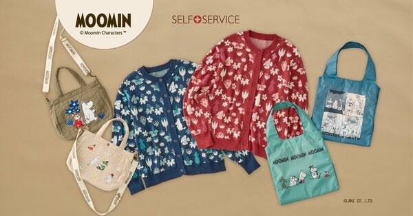 ムーミンとSELF＋SERVICEの新作アイテム