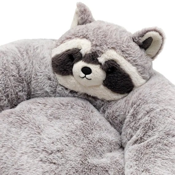 存在感のあるアライグマフェイスがとってもキュート