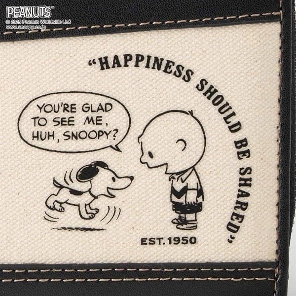 PEANUTS75周年のイラストがデザインされています